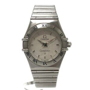 OMEGA 1572.3 Constellation quartz Wristwatch SS Silver